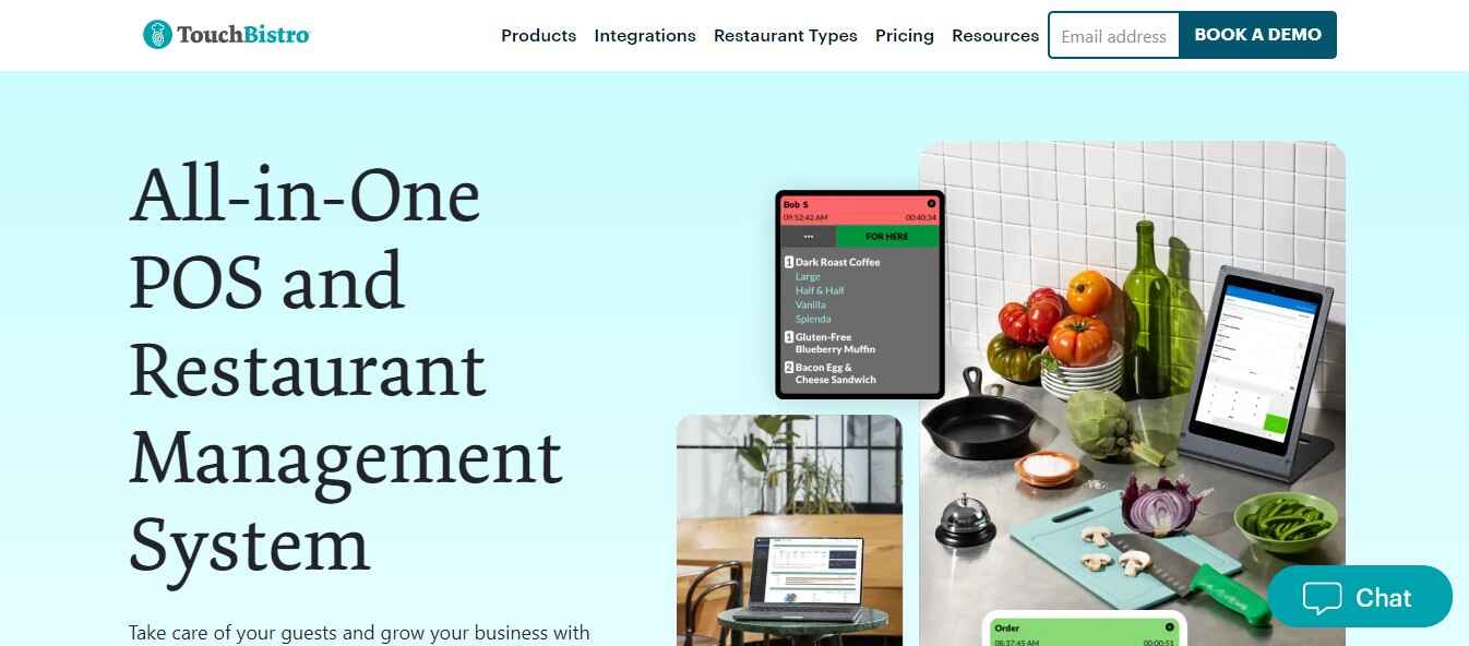 Touchbistro restaurant erp